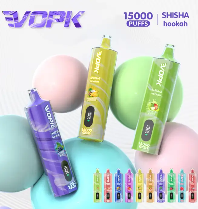 VOPK Shisha Hookah 15000 Puffs Disposable Vape DTL - Image 2