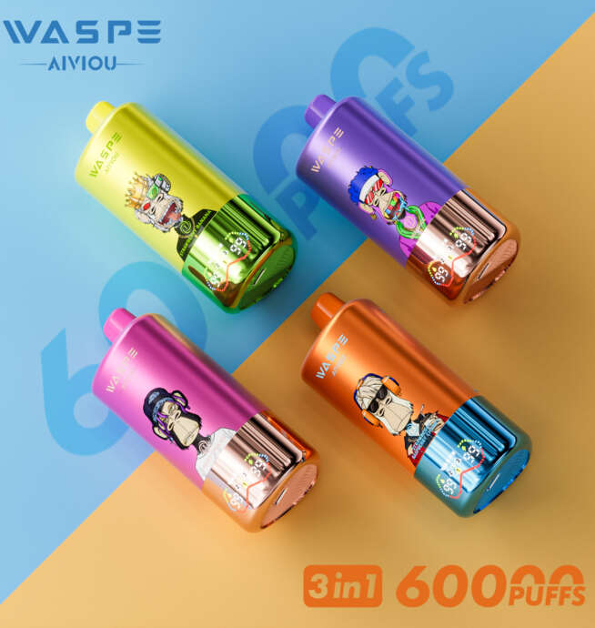 WASPE 3 in 1 60000 Puffs Triple Flavor Vape