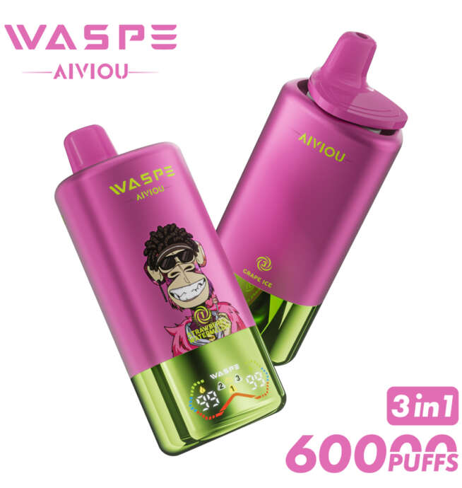 WASPE 3 in 1 60000 Puffs Triple Flavor Vape - Image 3