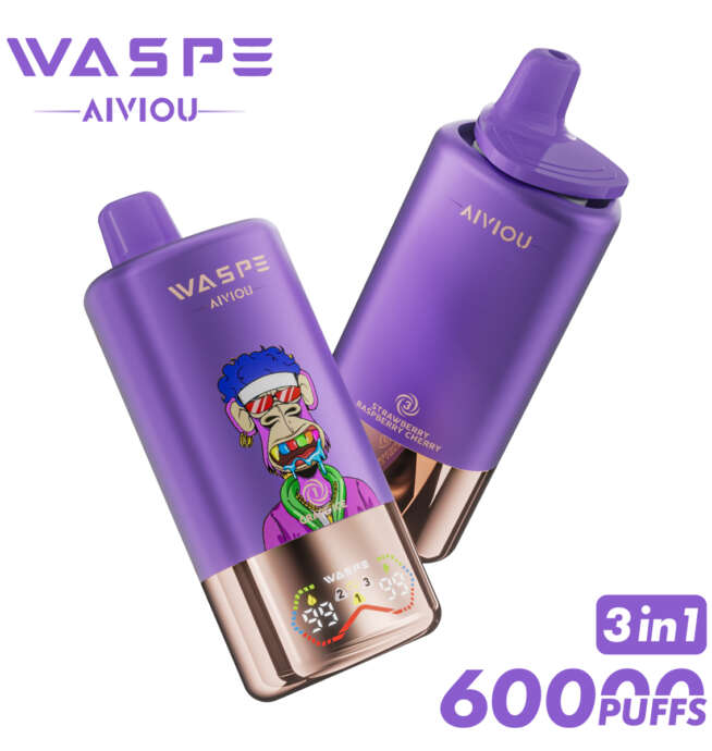 WASPE 3 in 1 60000 Puffs Triple Flavor Vape - Image 4