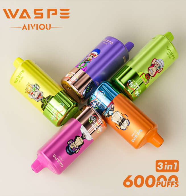 WASPE 3 in 1 60000 Puffs Triple Flavor Vape - Image 2