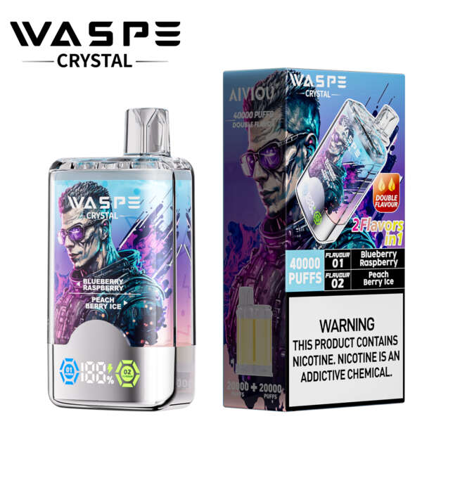 WASPE  Crystal 40000 Puffs Double Flavor - Image 3