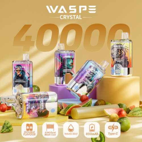 WASPE  Crystal 40000 Puffs Double Flavor