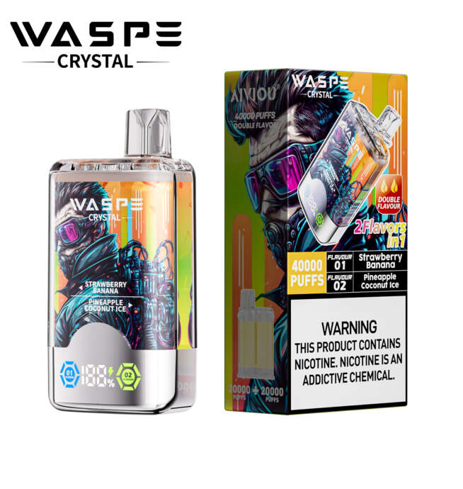 WASPE  Crystal 40000 Puffs Double Flavor - Image 6