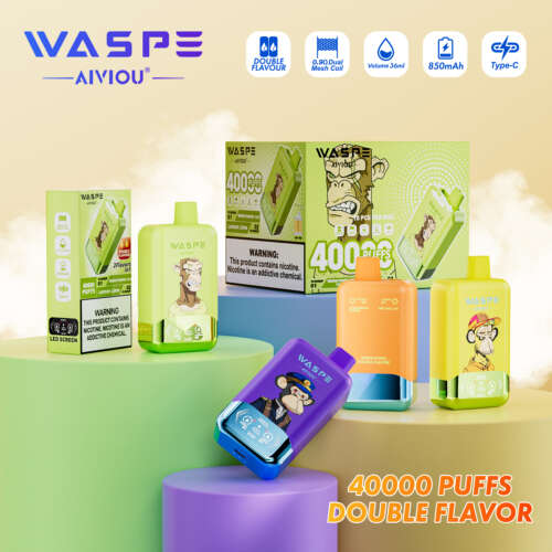 WASPE Double Flavor 40000 Puffs Rechargeable Vape