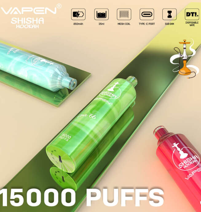 VAPEN 15000 Puffs Disposable Vape Shisha Flavor DTL - Image 4