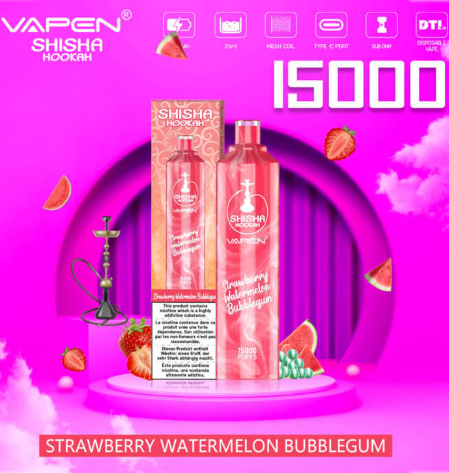 VAPEN 15000 Puffs Disposable Vape Shisha Flavor DTL - Image 3