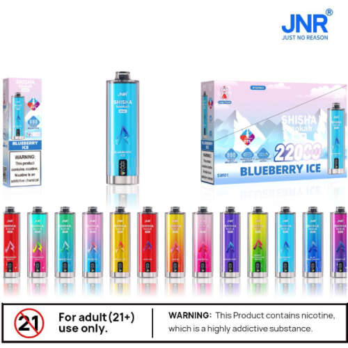 JNR Shisha Max 22K Puffs – Original Hookah Edition Disposable Vape