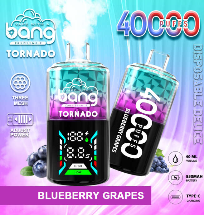 Bang Tornado 40000 Puffs Disposable Vape Big Clouds