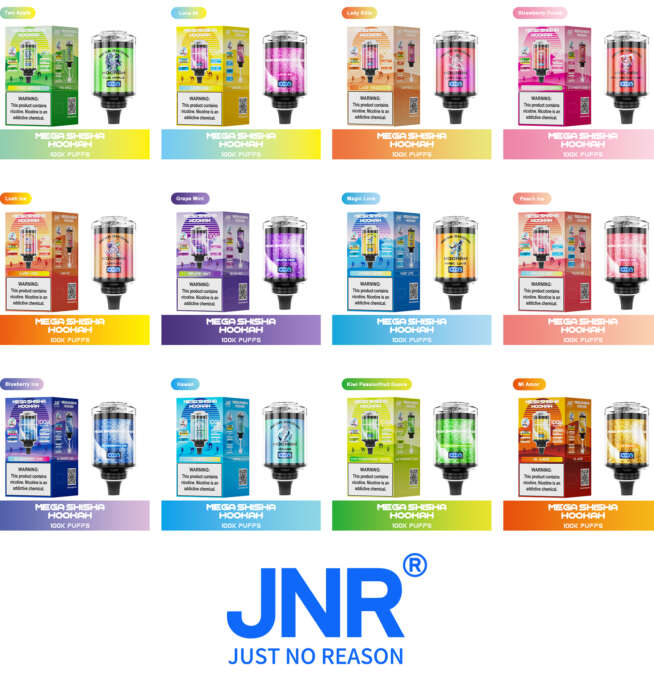 JNR Mega Shisha Hookah 100000 Puffs Disposable Vape - Image 2