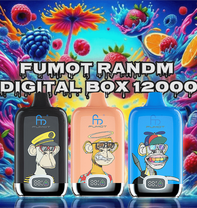 Fumot RandM Digital Box 12000 Puffs Disposable Vape