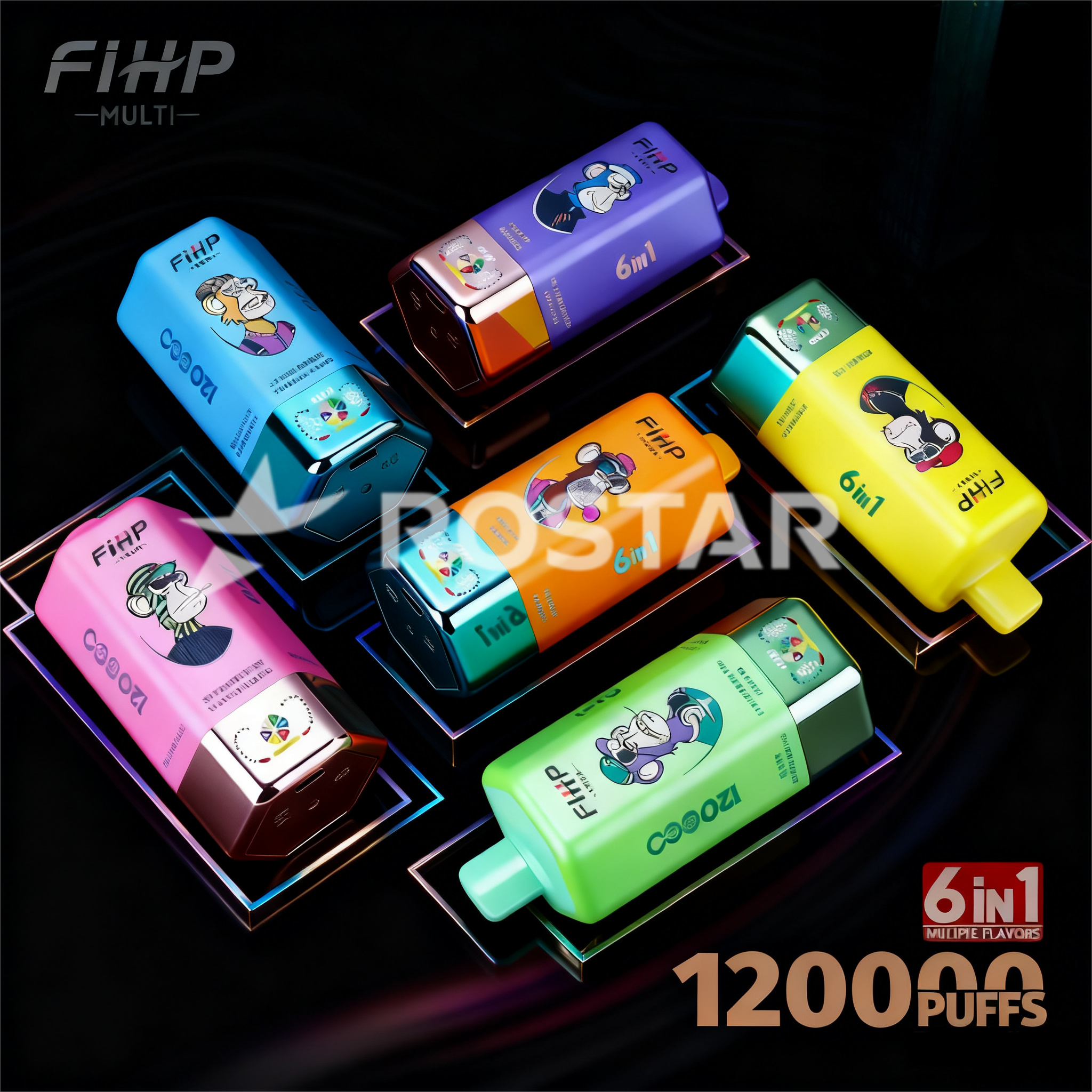 FIHP 120000 Puffs 6in1 Disposable Vape